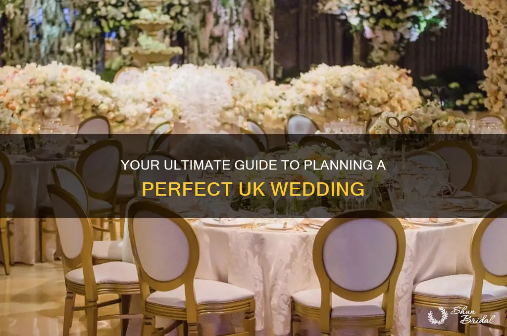 how to organise a wedding uk