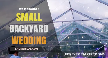 Intimate Backyard Bliss: Tips for Organizing a Small Wedding