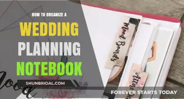 The Ultimate Guide to Planning Your Dream Wedding: Organize Your Notebook!