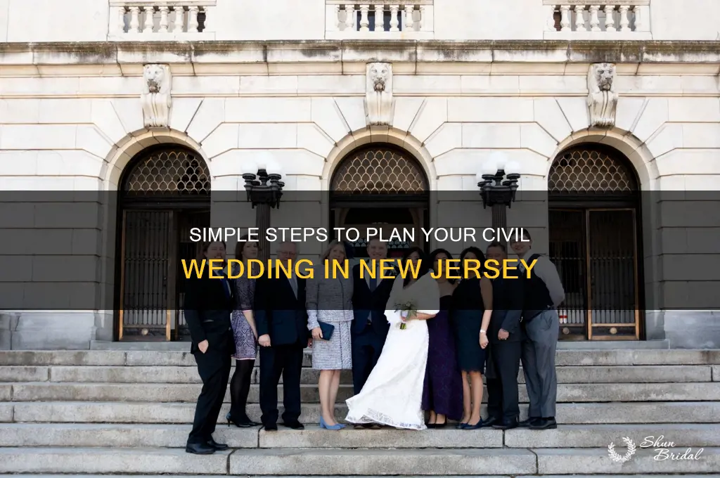 how to organize civil wedding nj