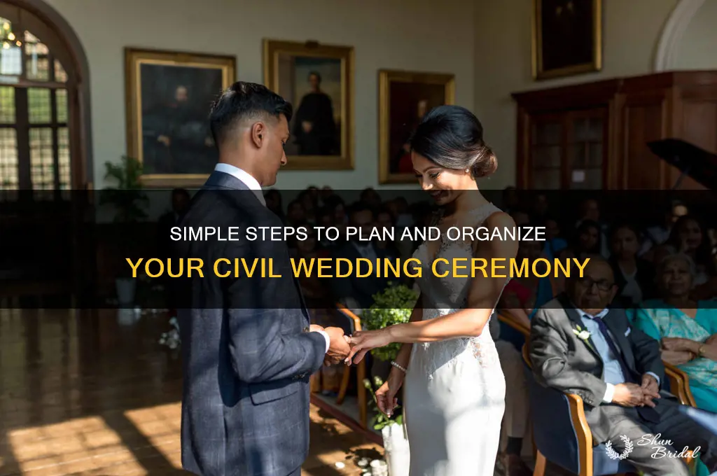how to organize civil wedding