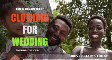 Effortless Wedding Wardrobe: Tips for Organizing Family Outfits Seamlessly