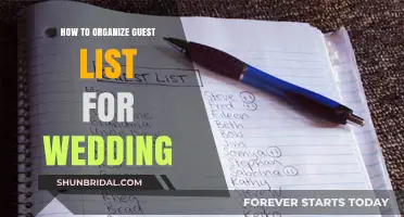 Mastering Your Wedding Guest List: Tips for Stress-Free Organization