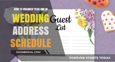 Planning a Wedding: Addressing Plus Ones