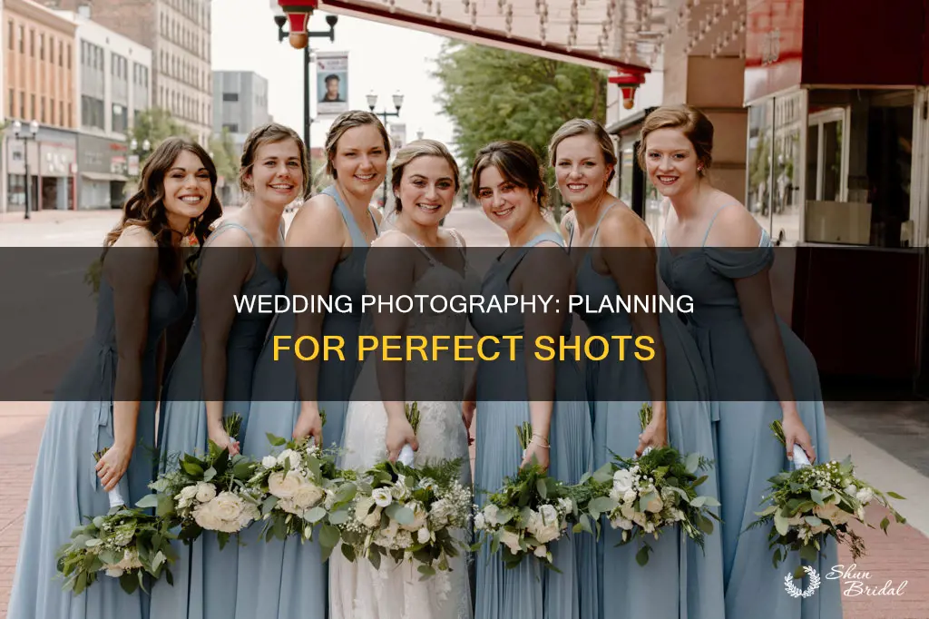 how to organize wedding photography