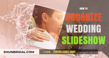 Crafting the Perfect Wedding Slideshow: Tips for Organizing Memories