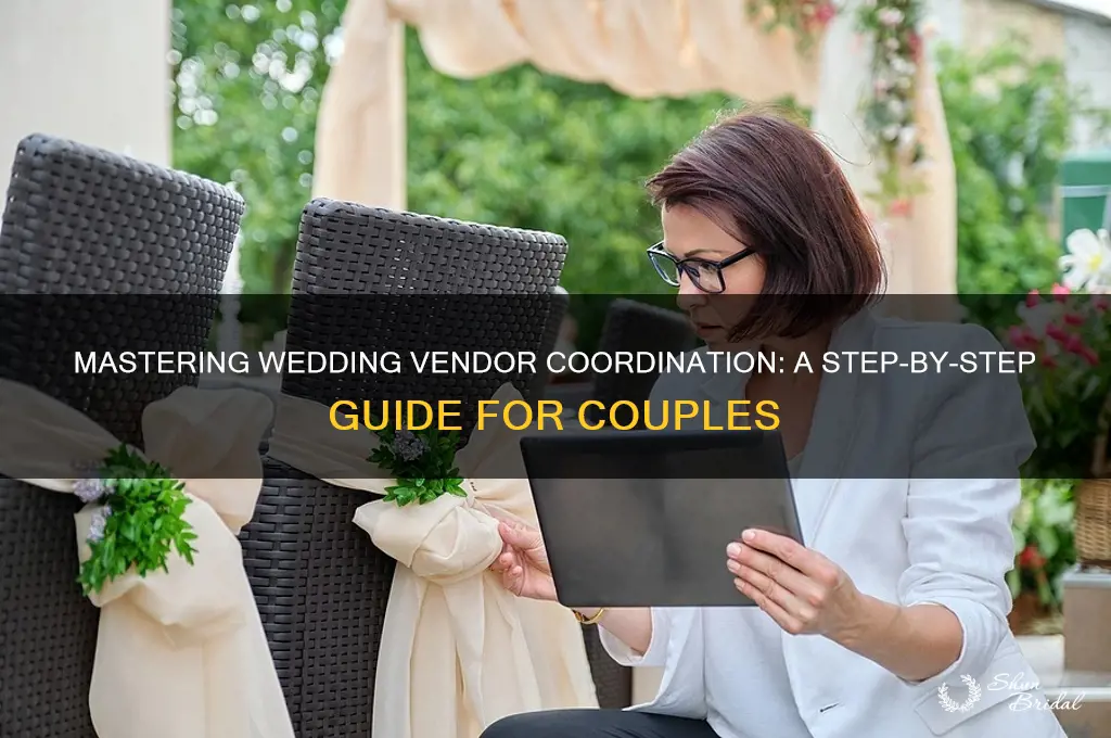 how to organize wedding vendors