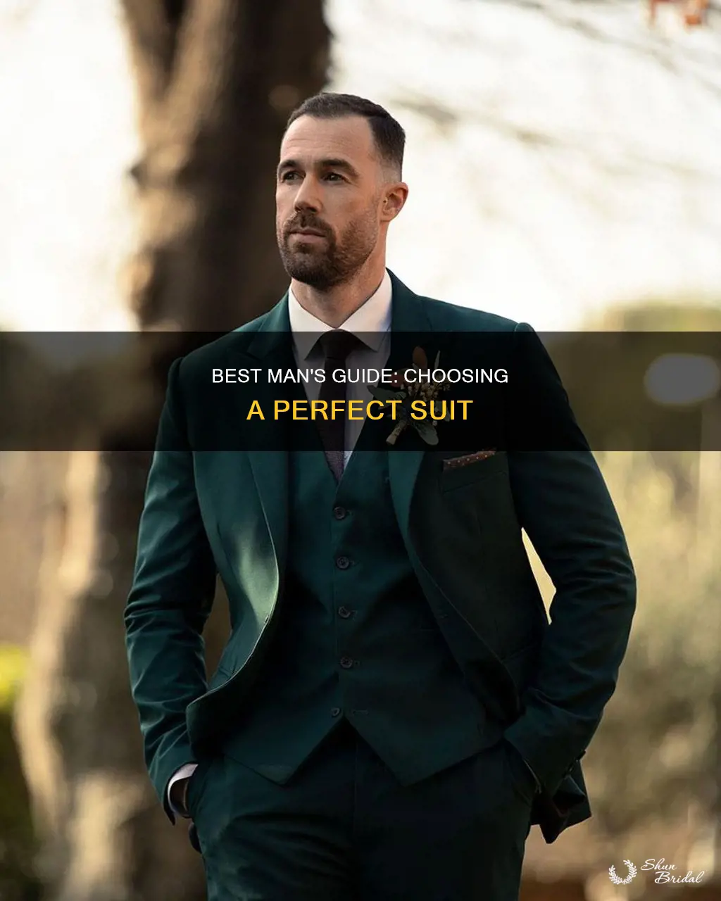 how to ouc a suit for best man