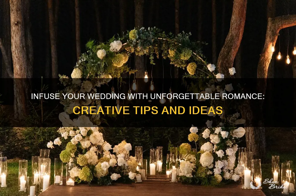 how to out romance in wedding