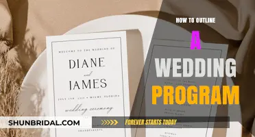 Crafting the Perfect Wedding Program: A Step-by-Step Outlining Guide