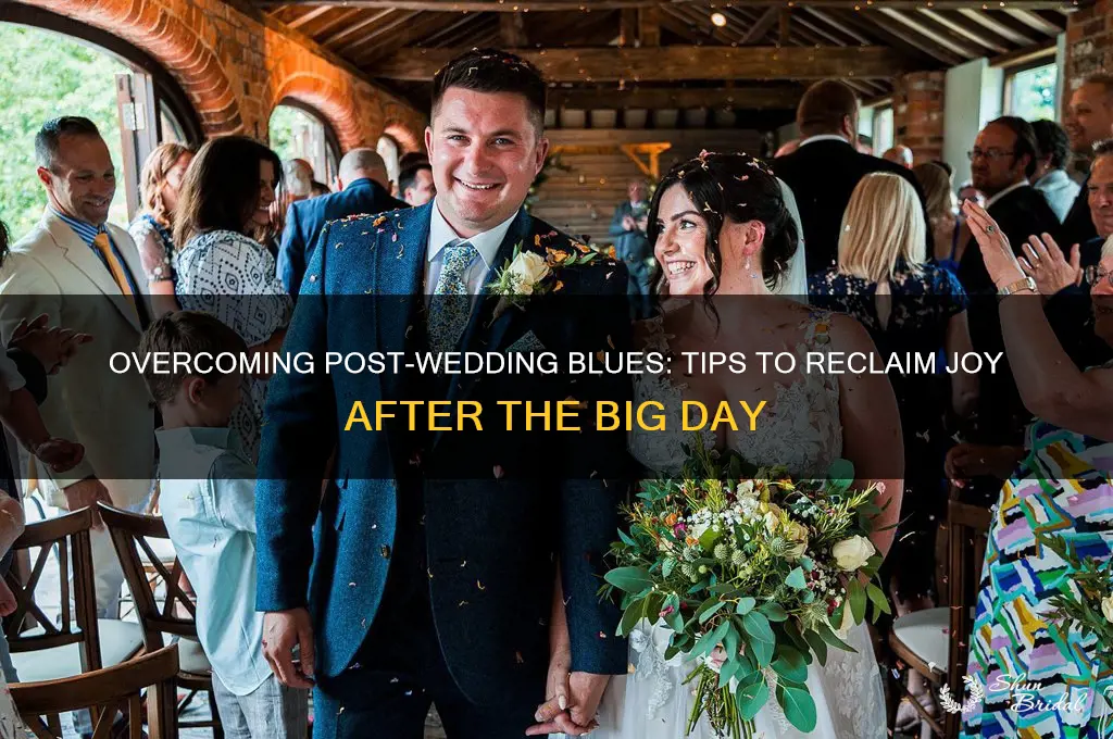 how to overcome post wedding blues
