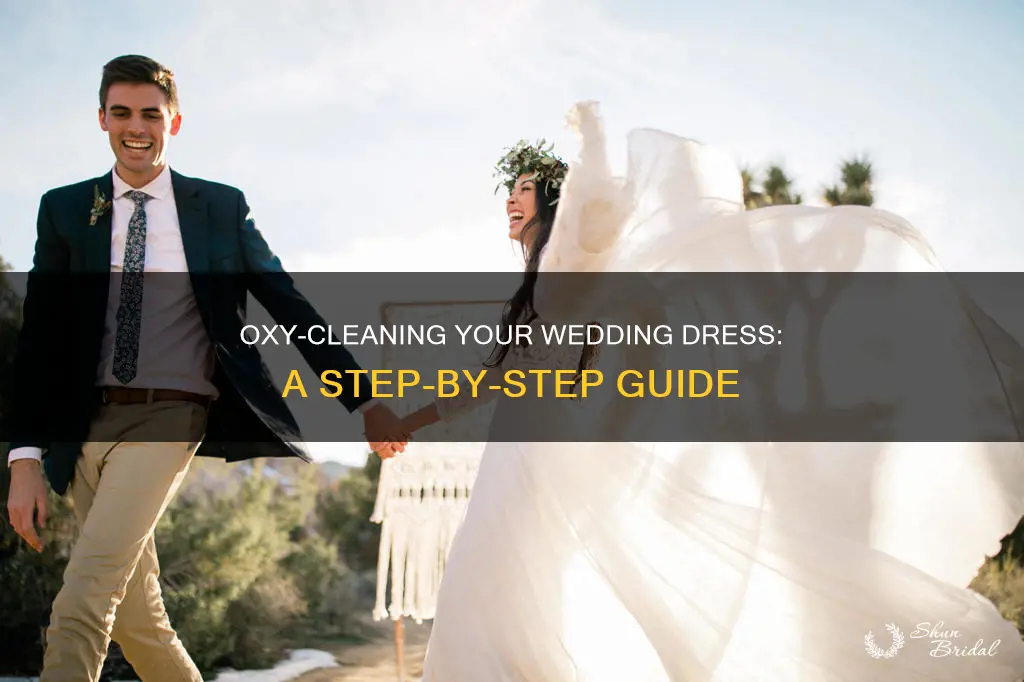 how to oxy clean my wedding dress