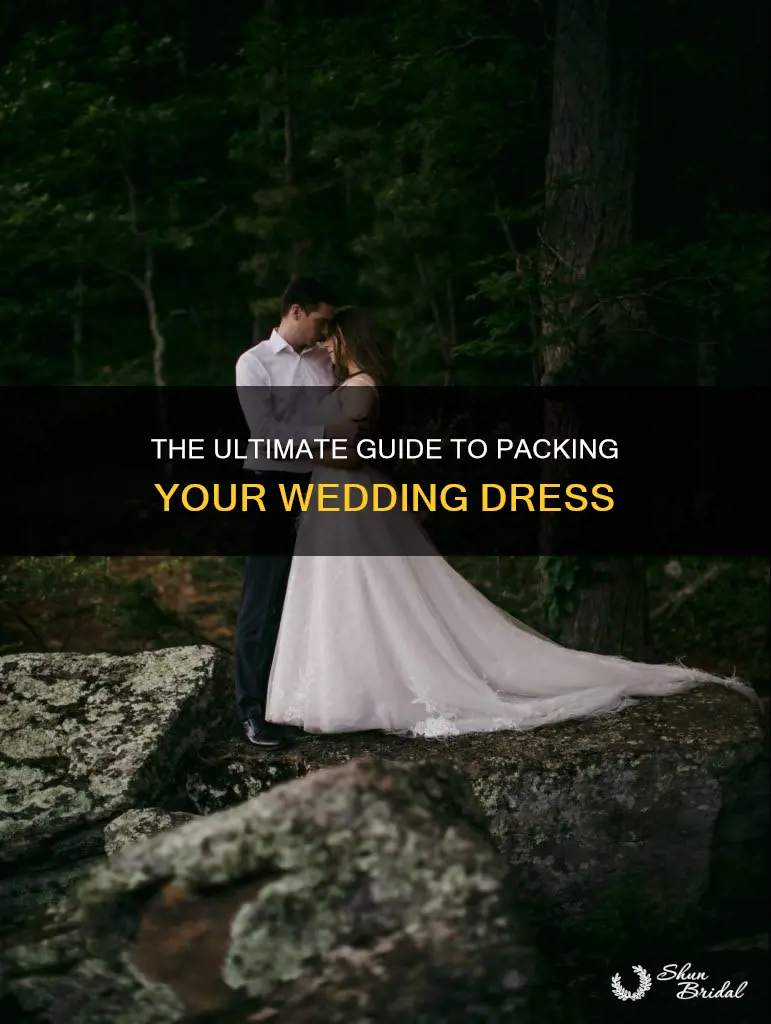 how to pack a wedding dress