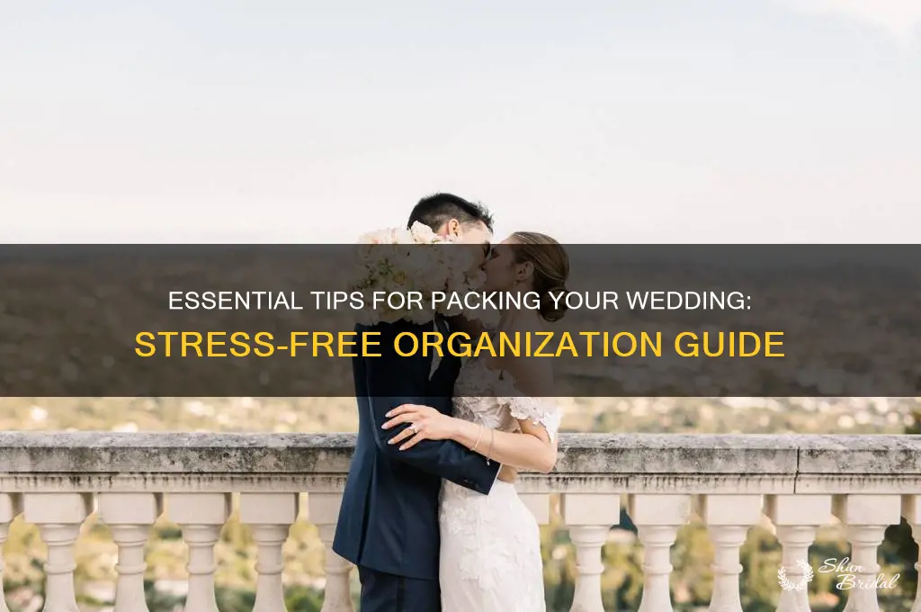 how to pack a wedding