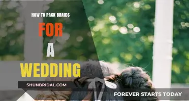 Elegant Wedding Braid Packing Tips: Protect Your Style for the Big Day