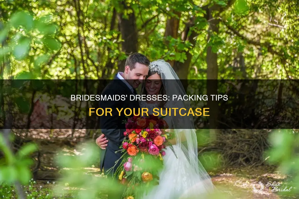 how to pack bridesmaids dress in suitcase