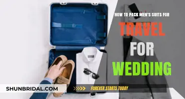 Travel-Ready Groom: Packing Men's Suits for Wedding Destinations Flawlessly