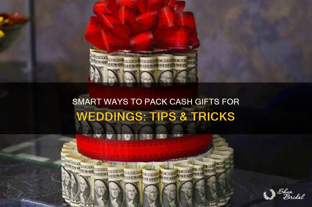 how to pack money for wedding gift