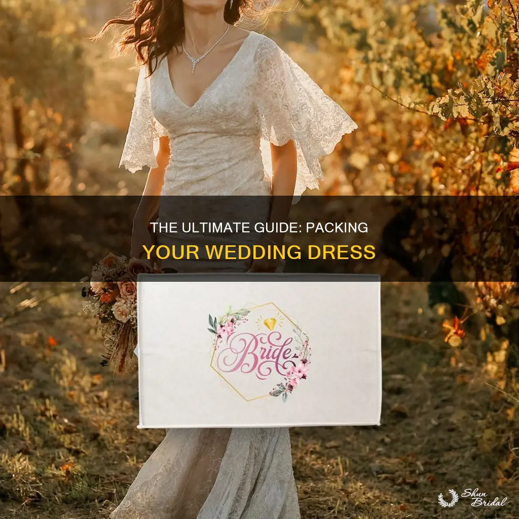how to pack my wedding dress in acid free box