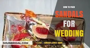 Packing Sandals for Your Wedding: Tips for Comfort and Style