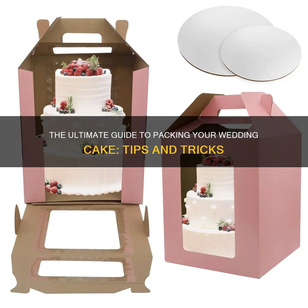 how to pack wedding cake