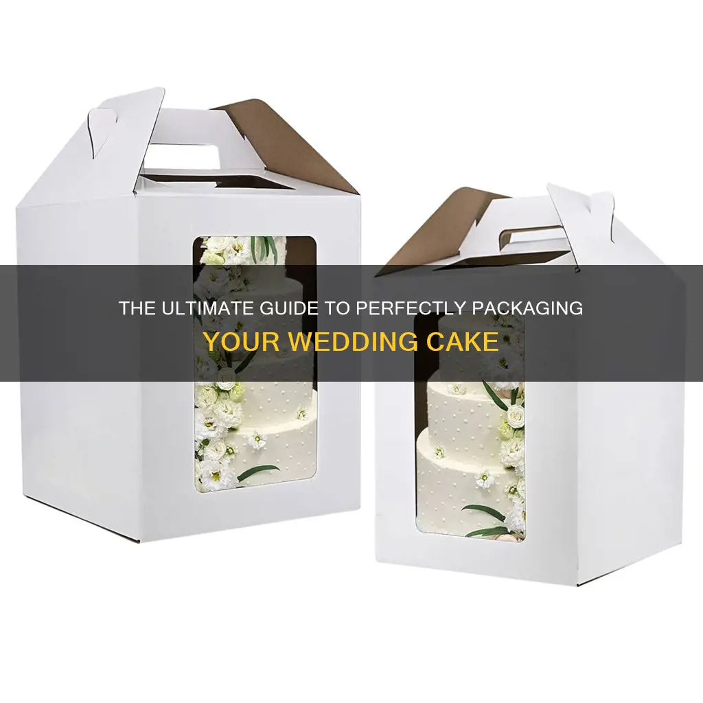 how to package a wedding cake