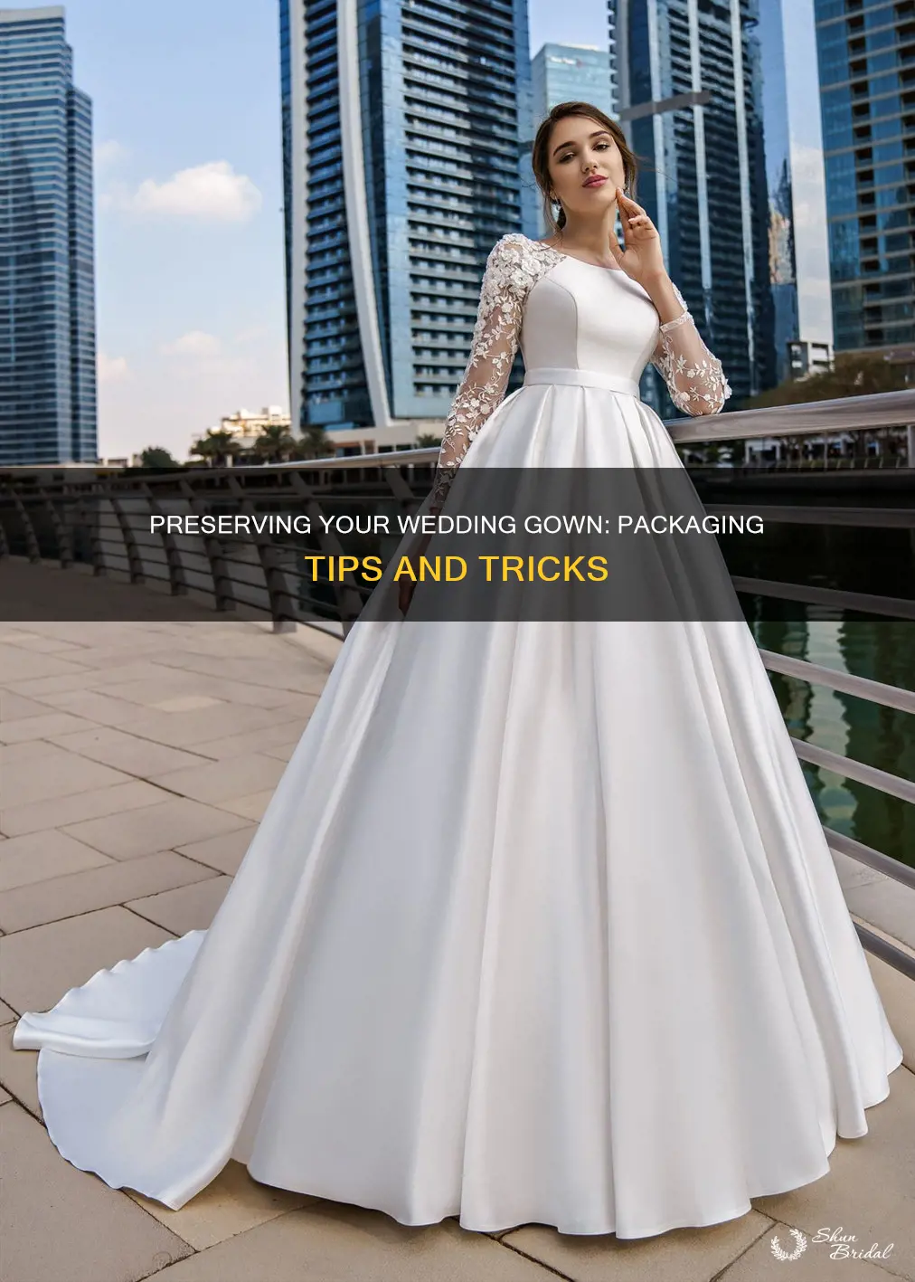 how to package a wedding dress