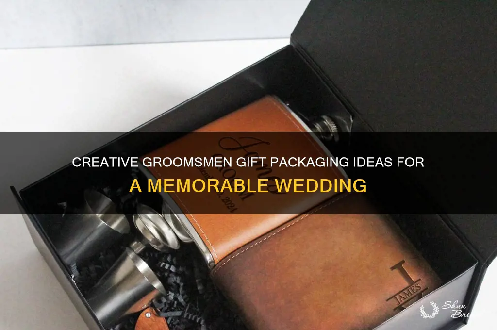 how to package groomsmen gifts