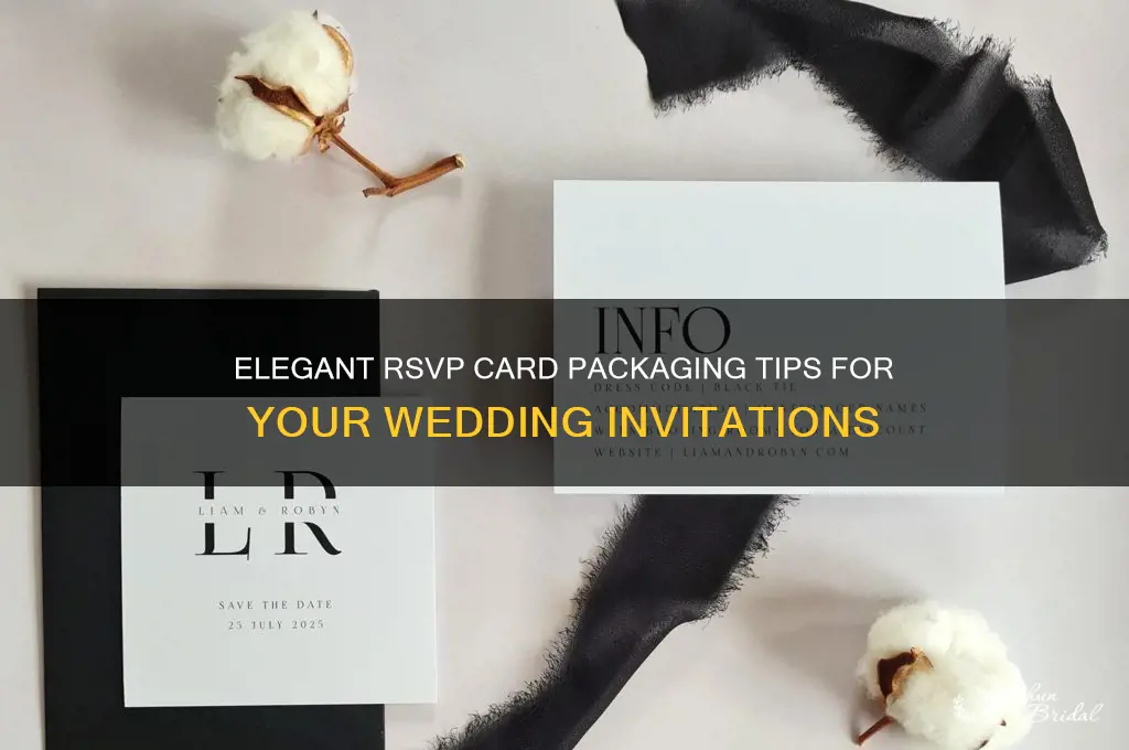 how to package rsvp cards for weddings
