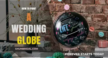 Creative Guide: Painting a Wedding Globe for Your Special Day