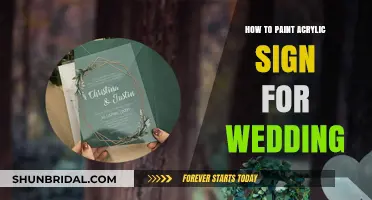 DIY Acrylic Wedding Sign: Easy Acrylic Painting Steps for Beginners