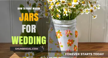 DIY Wedding Decor: Painting Mason Jars for a Rustic Chic Look