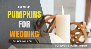 Elegant Pumpkin Painting Ideas for Your Dream Wedding Decor