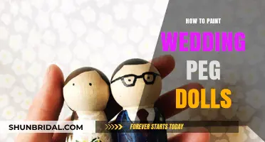 Crafting Keepsakes: A Step-by-Step Guide to Painting Wedding Peg Dolls