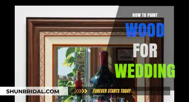 Elegant Wood Painting Techniques for Your Dream Wedding Decor