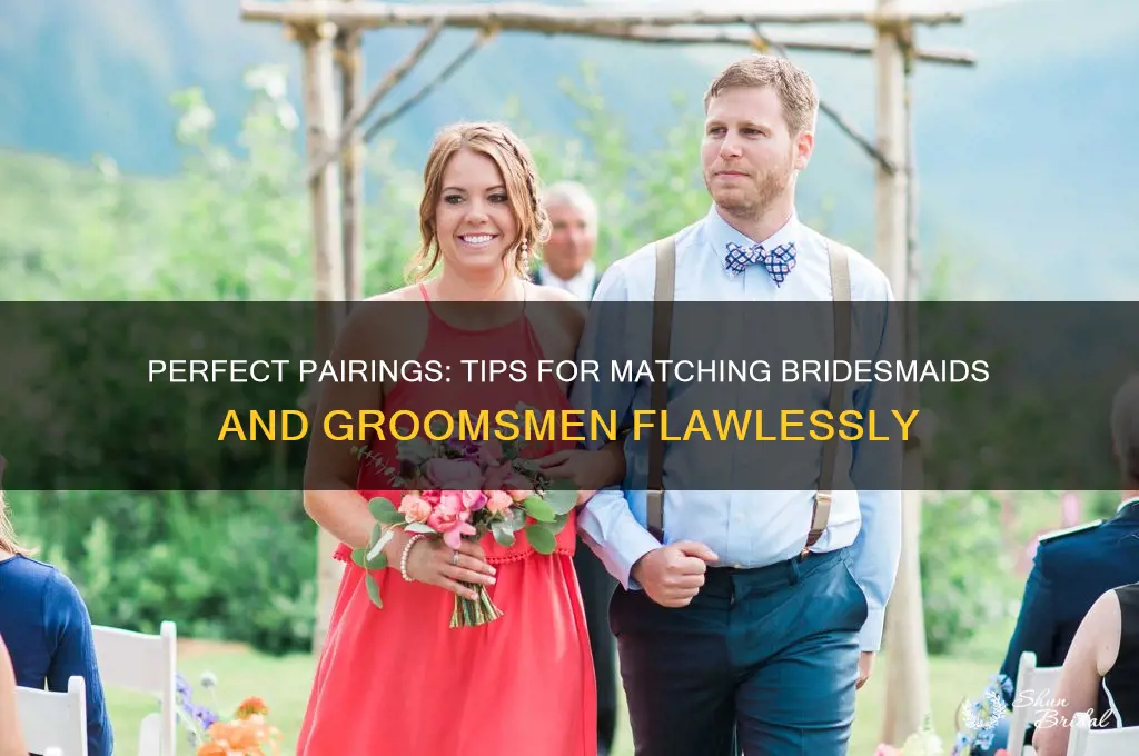 how to pair bridesmaids and groomsmen