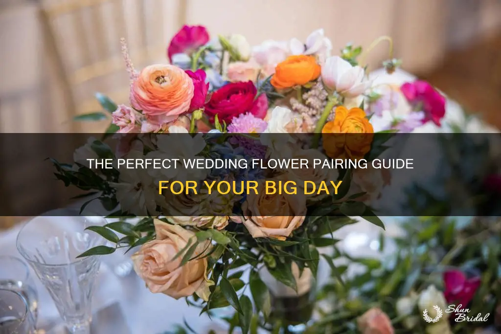 how to pair flowers for wedding