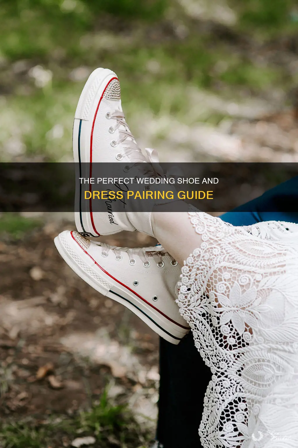 how to pair shoes with wedding dress