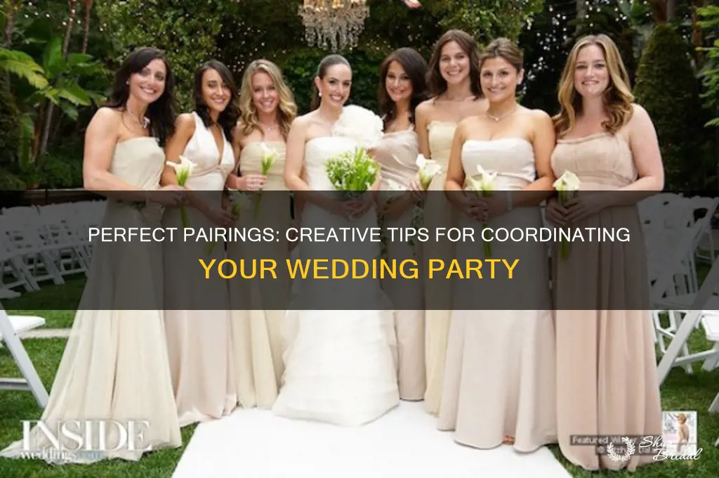 how to pair wedding party