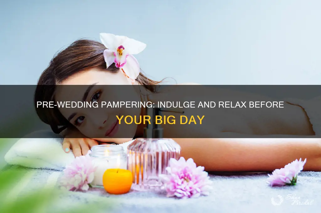 how to pamper yourself before wedding
