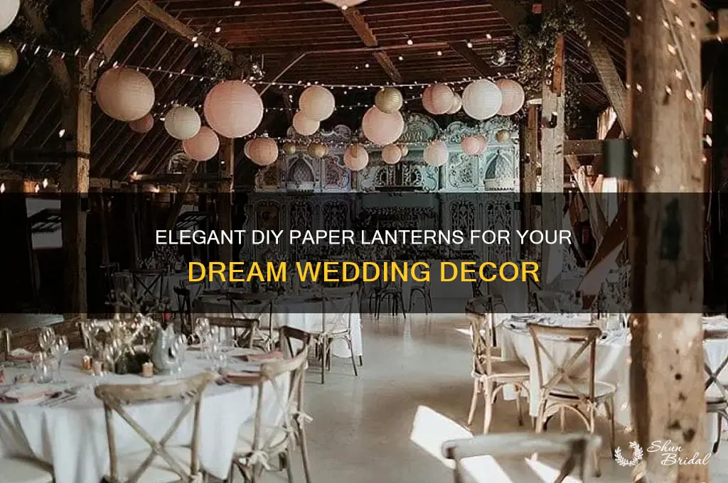 how to paper lanterns wedding