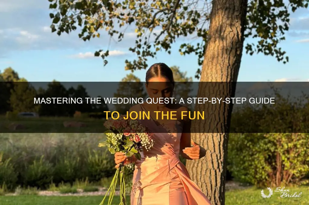how to participate in the wedding quest