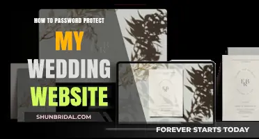 Secure Your Special Day: Password Protecting Your Wedding Website Guide