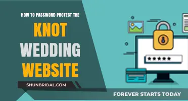 Secure Your Wedding Website: Password Protecting The Knot in Simple Steps