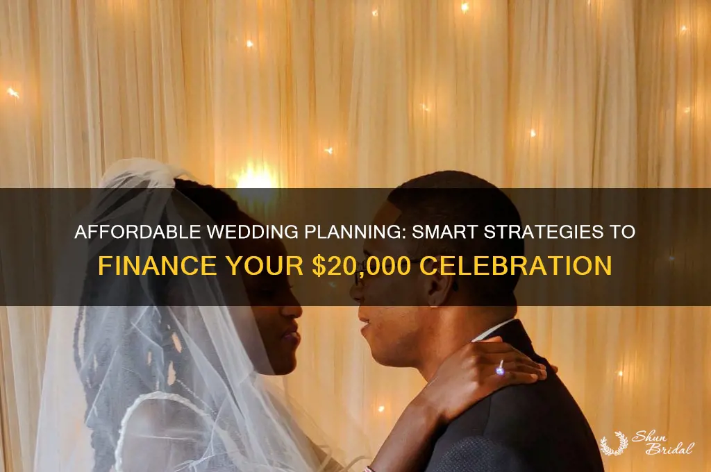 how to pay for 20000 wedding