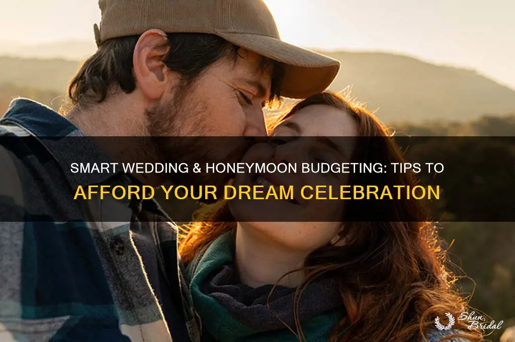 how to pay for a wedding and honeymoon