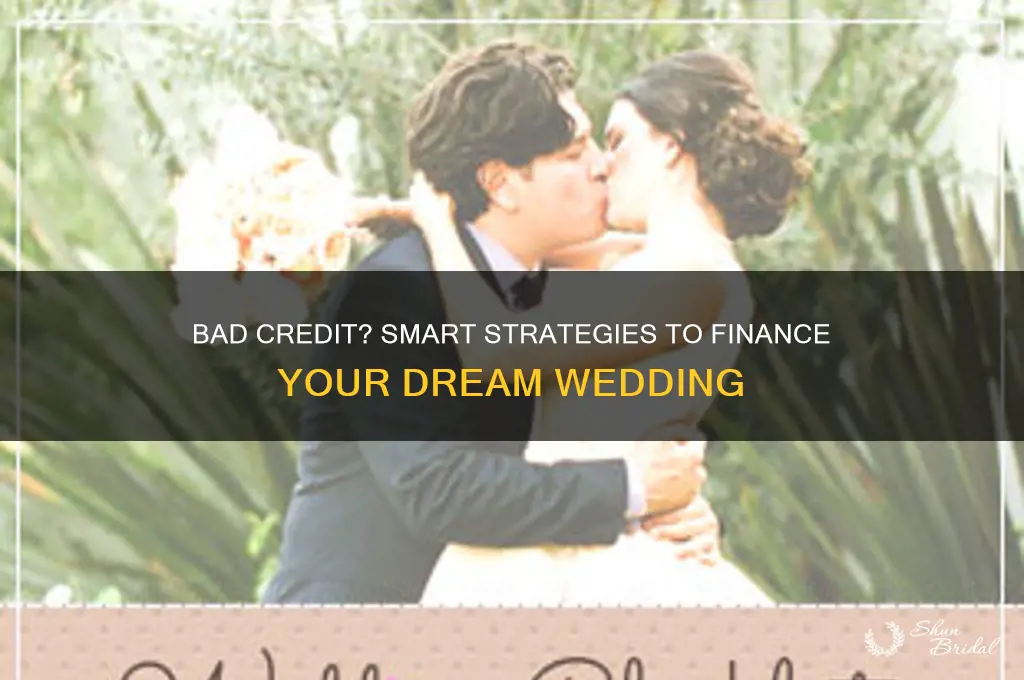 how to pay for a wedding with bad credit
