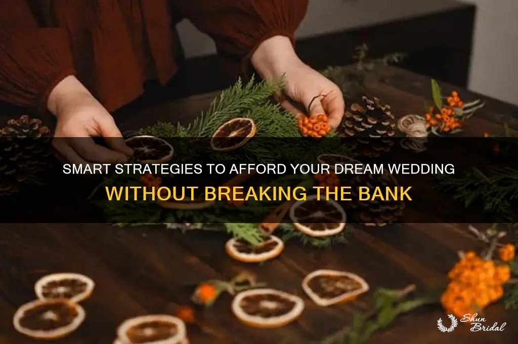 how to pay for a wedding