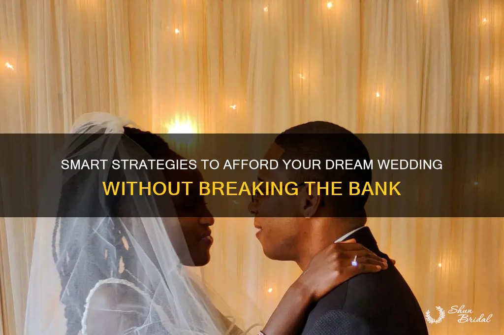 how to pay for wedding expenses