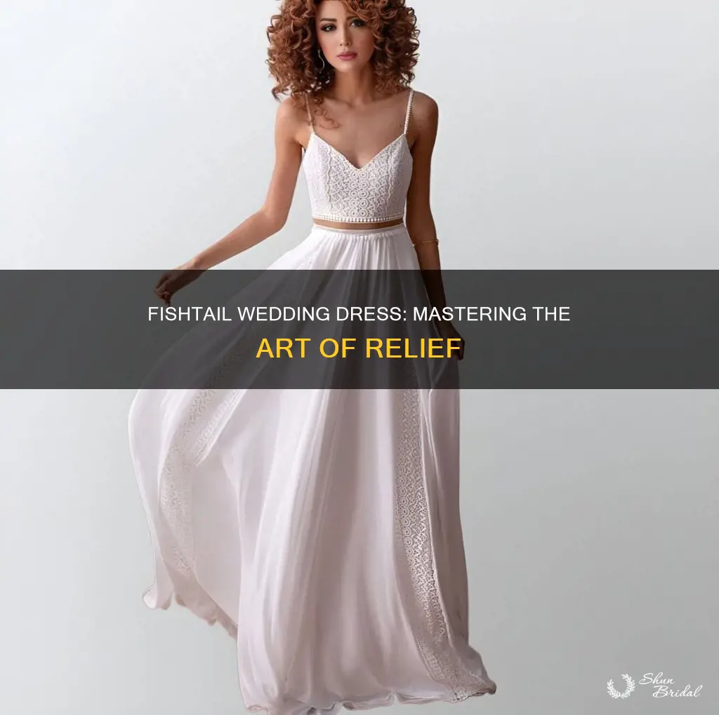 how to pee in a fishtail wedding dress